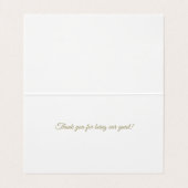 オリエ結婚ント – 座席表 名刺 (内部フラット)