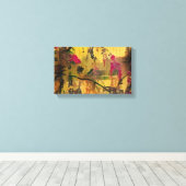 オリエ絵画ンタル。日本のスタイル キャンバスプリント (インサイチュ (ウッドフロア))