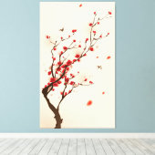 オリエ絵画ントスタイル春2 キャンバスプリント (インサイチュ (ウッドフロア))