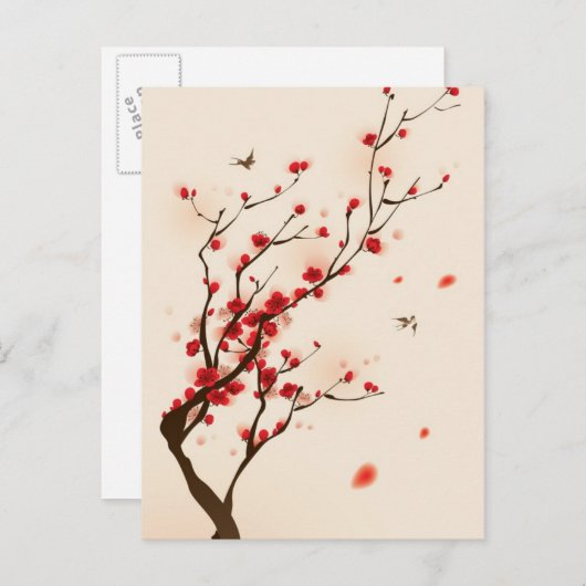 オリエ絵画ントスタイル春2 ポストカード (正面/裏面)