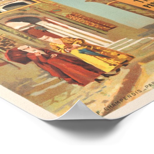 オリエ表現ント・フランスヴィンテージポスター1910s ポスター (角)