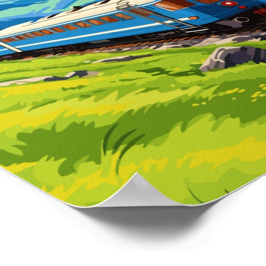 オリエ表現ーヨーロッパヴィンテージ旅行イラストレーション ポスター (角)