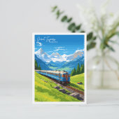 オリエ表現ーヨーロッパヴィンテージ旅行イラストレーション ポストカード (スタンド正面)