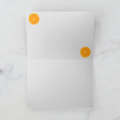 オリオかわいらしールバードラバーのグリーティングカード カード (内部)