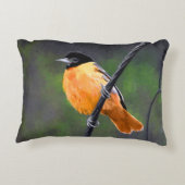 オリオル絵画ズ – Bird Artオリジナル アクセントクッション (裏面)