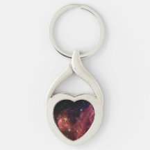 オリオンの星座の歪んだハートの金属Keychain