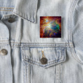 オリオンの星雲のハッブルのSpitzerの宇宙 缶バッジ (インサイチュ)