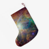 オリオンの星雲の合成物 スモールクリスマスストッキング (裏面 (吊り時))