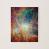 オリオンの星雲(ハッブル及びSpitzerの望遠鏡) ジグソーパズル (縦)