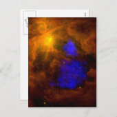 オリオンのX線サンタクロース シーズンポストカード (正面/裏面)