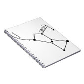 オリオンはハンターの星座グラフィックを主演します ノートブック (右側)