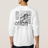 オリオンデザイン星と宇宙アストロミー スウェットシャツ (裏面)