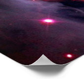 オリオンネブラ宇宙銀河系プリント ポスター (角)