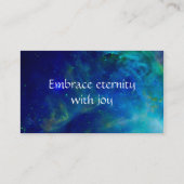 オリオンネブラ宇宙銀河系宇宙宇宙 名刺 (裏面)