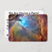 オリオンネブラ宇宙銀河系 招待状 (正面/裏面)