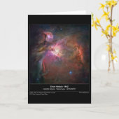 オリオンネブラ – M42-2006-01a カード (黄色い花)