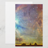 オリオン上の星 便箋 (正面/裏面)