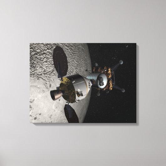 オリオン乗務員探査車の概念 キャンバスプリント (正面)