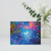 オリオン大星雲(M42)赤外線画像 ESO宇宙写真 ポストカード (スタンド正面)