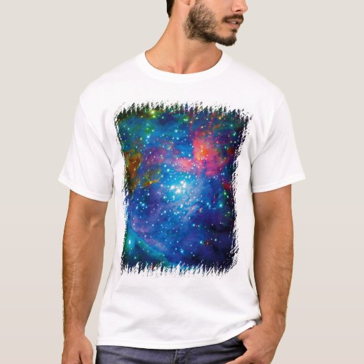 オリオン大星雲（M42）赤外線画像 ESO宇宙写真 Tシャツ (正面)