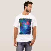 オリオン大星雲（M42）赤外線画像 ESO宇宙写真 Tシャツ (正面フル)