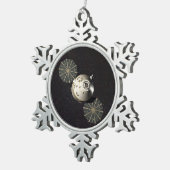 オリオン宇宙船 スノーフレークピューターオーナメント (右)