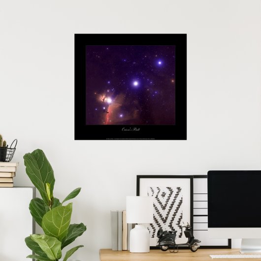 オリオン帯 ポスター (ホームオフィス)