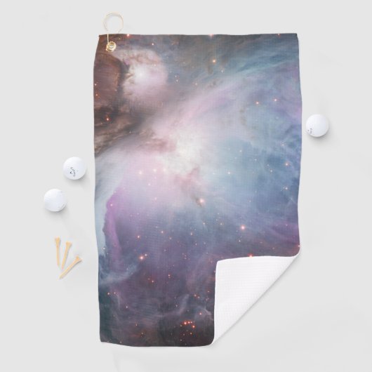オリオン座の星雲 天文学 ブルー ピンク 宇宙 星 ゴルフタオル (インサイチュ)