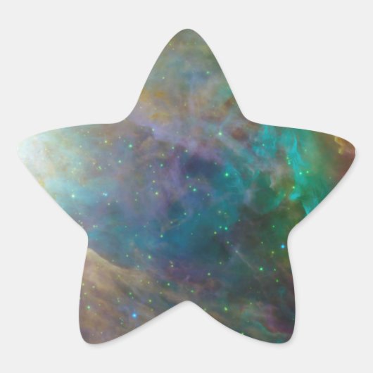 オリオン座の驚くべき色 スタッカー 星シール (正面)