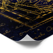 オリオン星座ポスター ポスター (角)