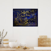 オリオン星座ポスター ポスター (キッチン)