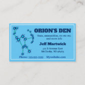 オリオン星座Any Business 名刺 (裏面)