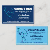 オリオン星座Any Business 名刺 (正面/裏面)