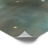 オリオン星雲のトラペジウムクラスター ポスター (角)