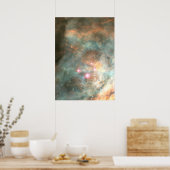 オリオン星雲のトラペジウムクラスター ポスター (キッチン)