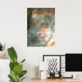 オリオン星雲のトラペジウムクラスター ポスター (ホームオフィス)