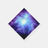 オリオン星雲の淡青色の銀河ペーパーナプキン スタンダードカクテルナプキン (角)