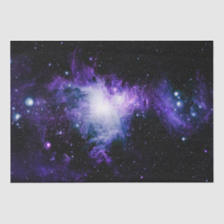 オリオン星雲の長い紫と青 薄葉紙