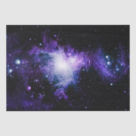 オリオン星雲の長い紫と青 薄葉紙 (正面)