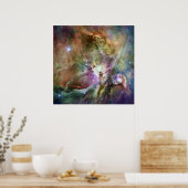 オリオン星雲ハッブルとスピッツァーの組成物 ポスター (キッチン)