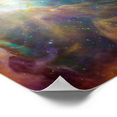 オリオン星雲合成画像 ポスター (角)