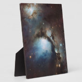 オリオン星雲天文学青褐色ベージュ星 フォトプラーク (側面)