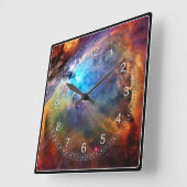 オリオン星雲 スクエア壁時計 (傾斜)