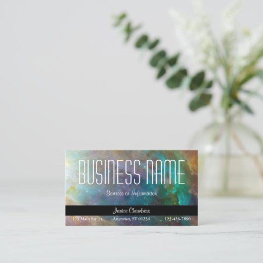 オリオン星雲 名刺 (スタンド正面)