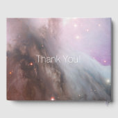 オリオン星雲 天文学 ピンク 紫色 空 星 ゲストブック (裏面)