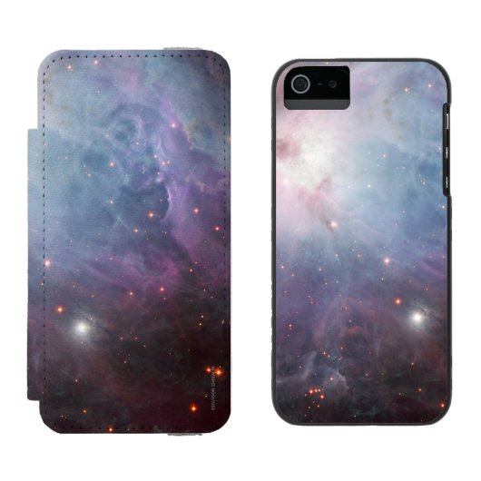 オリオン星雲 天文学 青 ピンク 紫空 星 INCIPIO iPhoneウォレットケース (並び)