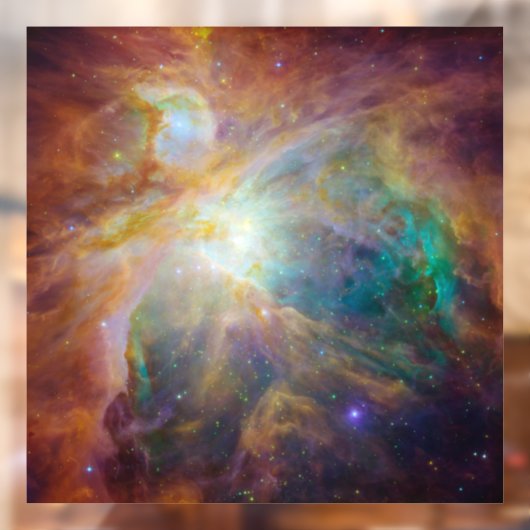 オリオン・スピッツァー・ハッブル合成図：宇宙のカオス ウィンドウサイン (シート2)