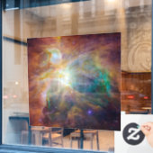 オリオン・スピッツァー・ハッブル合成図：宇宙の中心のカオス ウィンドウサイン (カフェ窓)