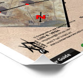 オリオン – ドラゴンテンプルスターマップ ポスター (コーナー)