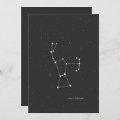 オリオン「ハンター」星座 シーズンカード (正面/裏面)